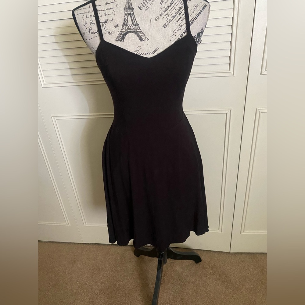 Apt. 9 smocked black dress pockets
